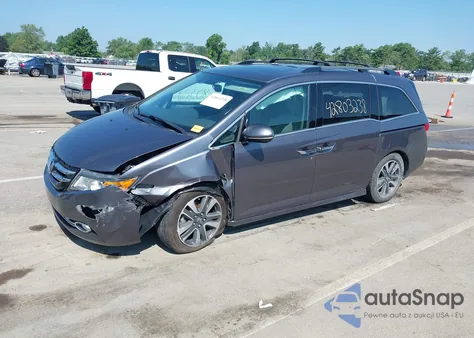 2015 Honda Odyssey Touring/Touring Elite from USA, damaged, VIN 5FNRL5H90FB117022